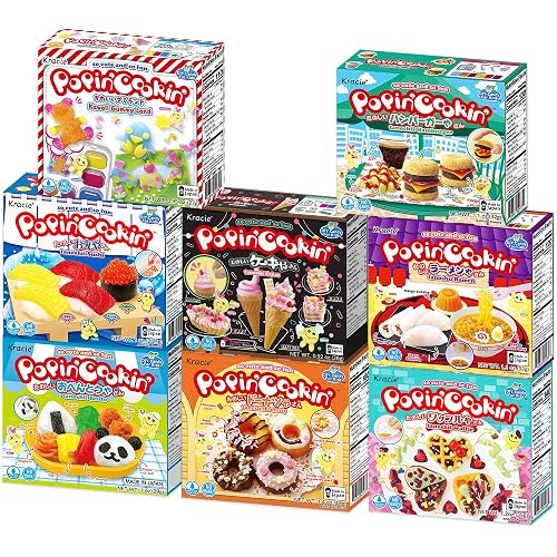 K-Munchies Kracie Popin Cookin Kits - 8 Pack Assorted Japanese